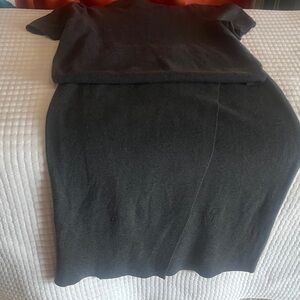 a new day Dark Gray Women's Skirt Set